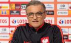 epa05230819 Poland national soccer team's head coach Adam Nawalka attend a press conference in Wroclaw, Poland, 25 March 2016. Poland will face Finland in an international friendly soccer match on 26  March in Wroclaw.  EPA/Maciej Kulczynski POLAND OUT