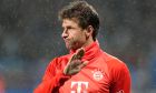 Bayern's Thomas Mueller reacts after losing the German Bundesliga soccer match between VfL Bochum and FC Bayern Munich in Bochum, Germany, Sunday, Feb. 18, 2024. (AP Photo/Martin Meissner)