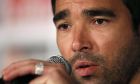 Portugal's player Deco addresses journalists during a news conference at the Bekker Highschool in Magaliesburg, outside Johannesburg, South Africa, Thursday, June 17 2010. Following their soccer World Cup group G 0-0 draw with Ivory Coast Deco criticized the coach's options but later issued a statement apologizing for his remarks. (AP Photo/Armando Franca)