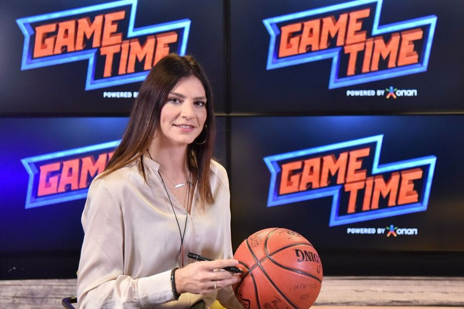 Η Εβίνα Μάλτση στο ΟΠΑΠ Game Time ΜΠΑΣΚΕΤ